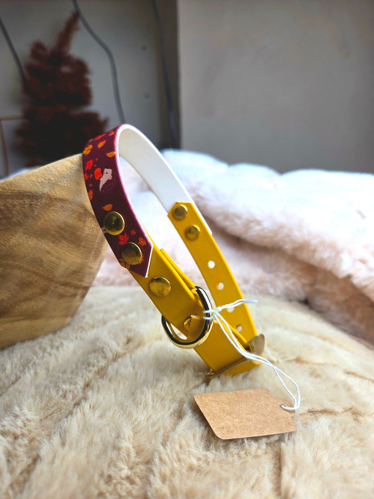 Collier bicolore GOLDEN WOOD S
