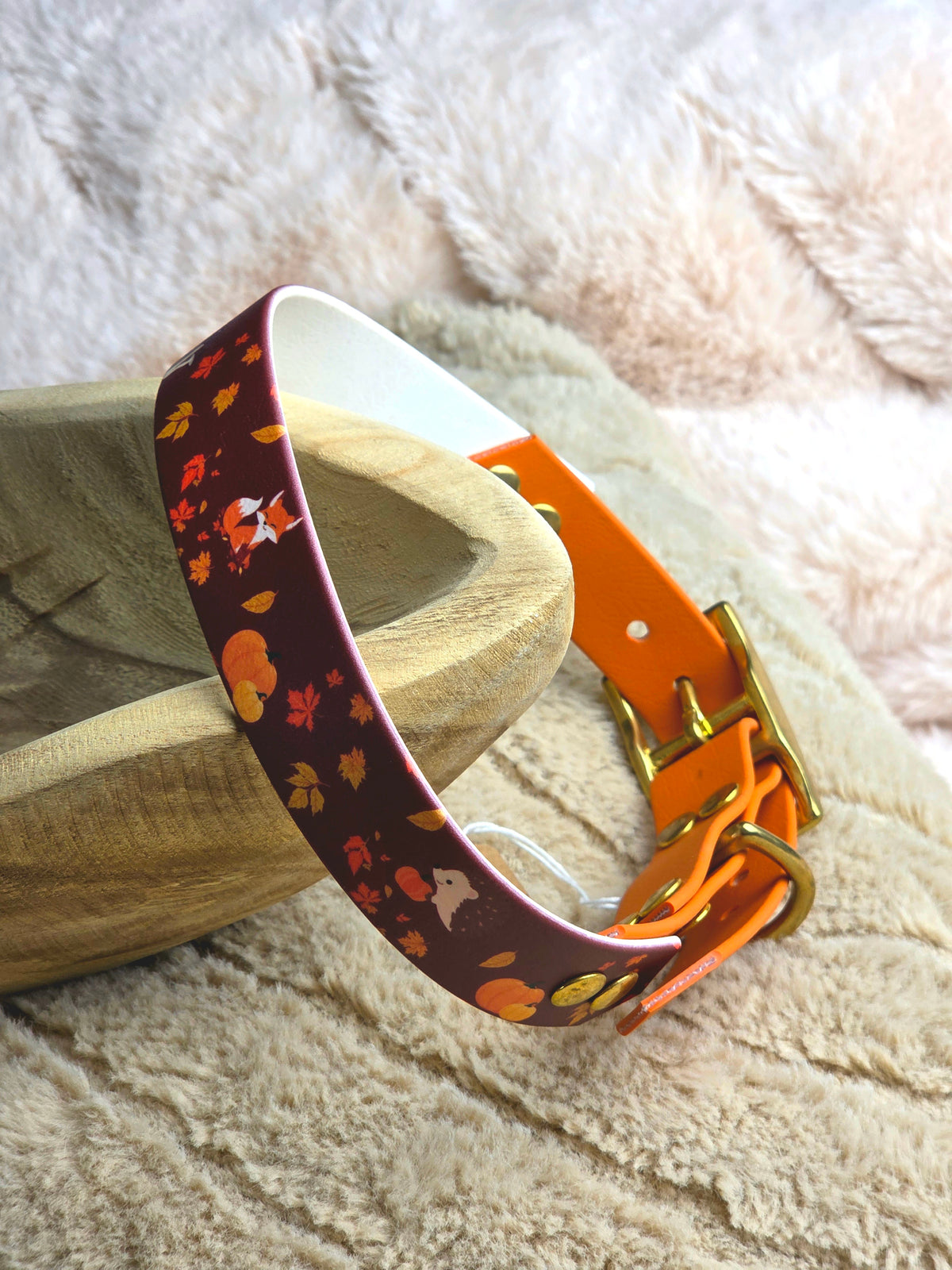 Collier bicolore GOLDEN WOOD L